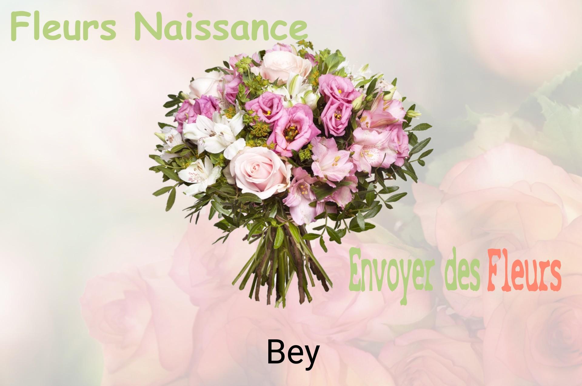 Bouquet de fleurs de naissance livré à Bey